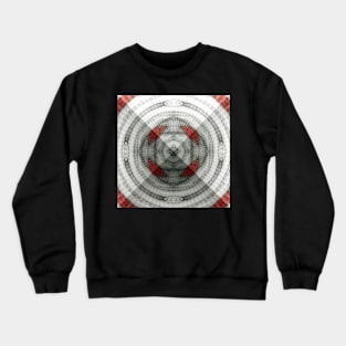 Sacred Geometry 3D Titanium Pyramid Architecture Crewneck Sweatshirt